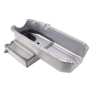 Speedway Small Block Chevy Claimer Oil Pan, LH Dipstick